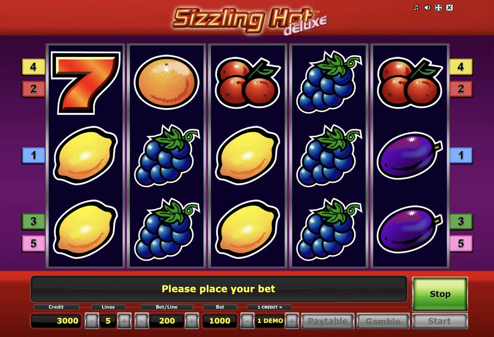 Sizzling Hot Deluxe